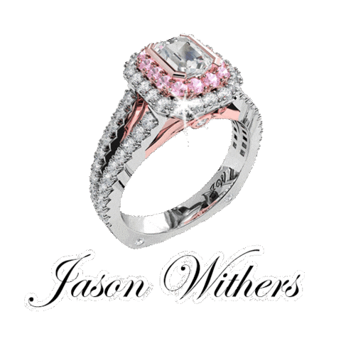 Diamond Rings Gold Sticker by Jason Withers