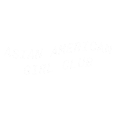 Asian American Girl Club Sticker