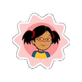 Annie And Moby Sticker by BrainPOP