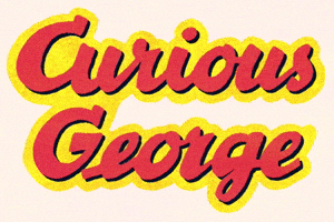 Curious George Logo GIF by Kev Lavery