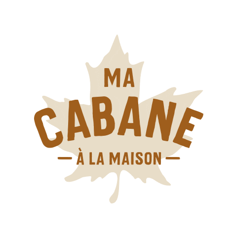 Ma cabane à la maison Sticker