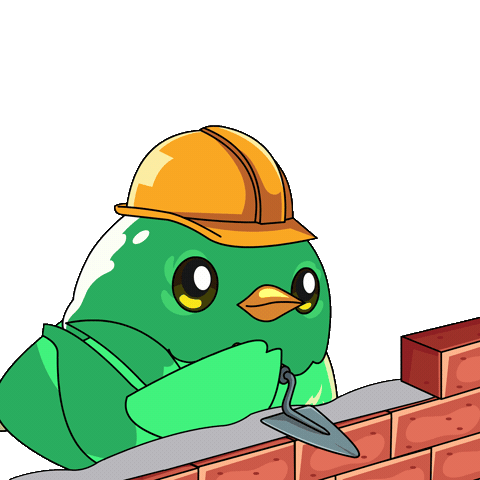 Under Construction Work Sticker by Robbie
