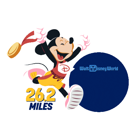 Walt Disney World Marathon Sticker by Disney Sports