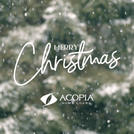 Christmas Snow GIF by Acopia Home Loans