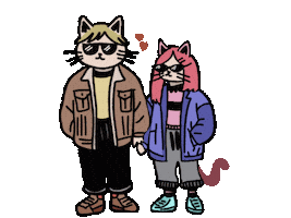 Couple Love Sticker