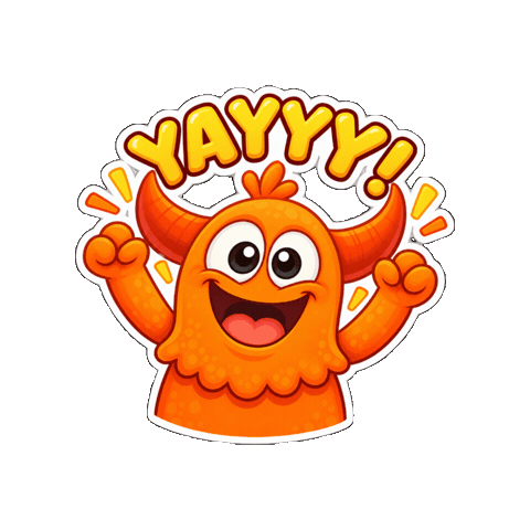 Happy Good Vibes Sticker by Momo & Tulus