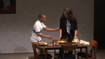 mother son hug GIF by The Public Theater