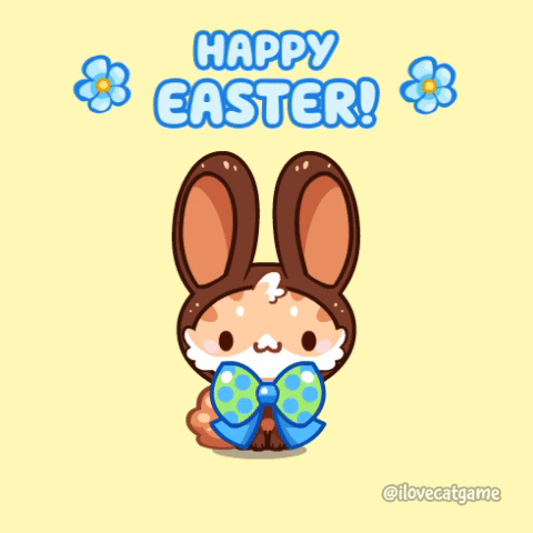 Celebrate Easter Bunny GIF by Mino Games