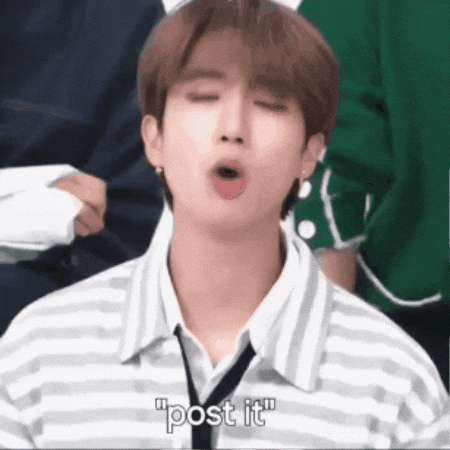Stray Kids Post It GIF