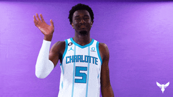 Waving Mark Williams GIF by Charlotte Hornets