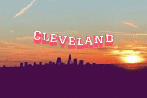 desireedynamite city sunset cleveland skyline GIF