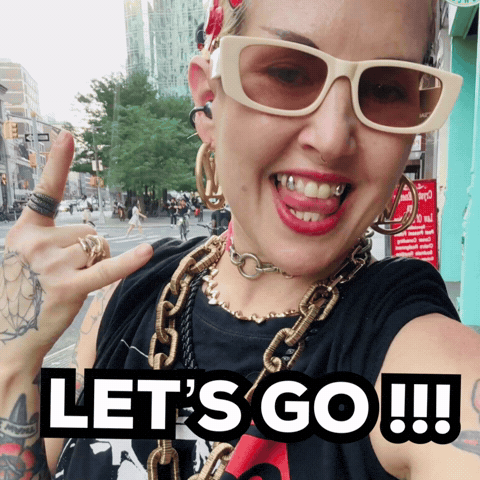 Happy Lets Go GIF