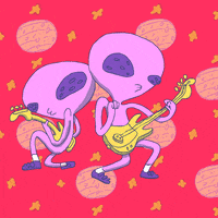 alien animation GIF by Max Litvinov