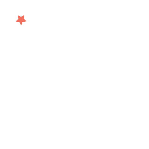 Red Star Summer Sticker by Meri Meri
