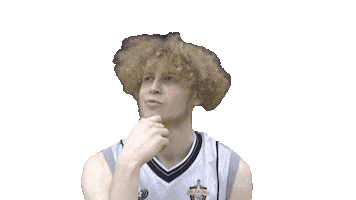 Thinking Jasper Sticker by Kent Crusaders Basketball