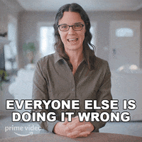 Youre Doing It Wrong Everyone Makes Mistakes GIF by Amazon Prime Video