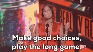 Bethenny Frankel Make Good Choices GIF by MTV Movie & TV Awards