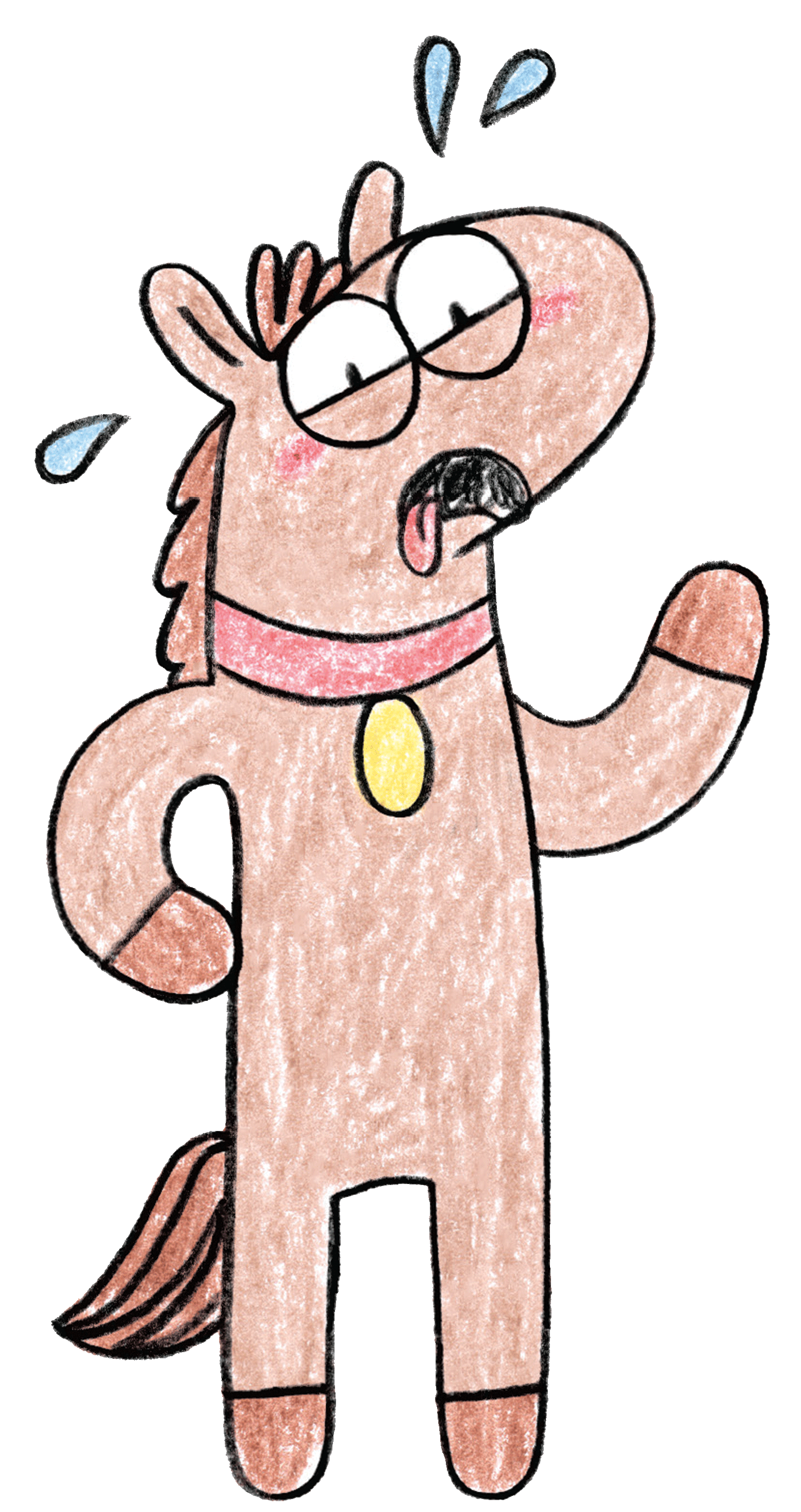 Water Horse Sticker by T. L. McBeth for iOS & Android GIPHY