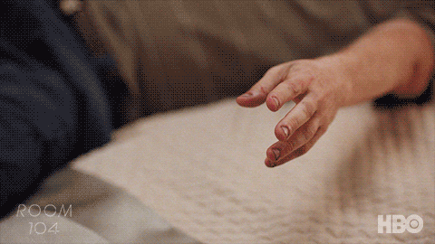 Get Off Me Take My Hand Gif By Room104 Find Share On Giphy
