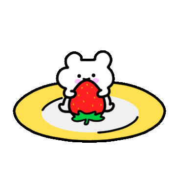 Strawberry 딸기 Sticker