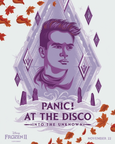 brendon urie panic at the disco frozen 2 into the unknown GIF