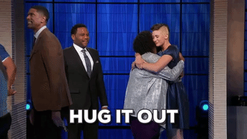 To Tell The Truth Hug GIF by ABC Network