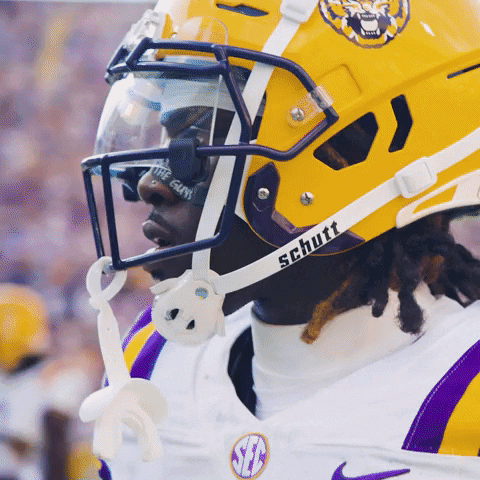 College Sports Football GIF by LSU Tigers