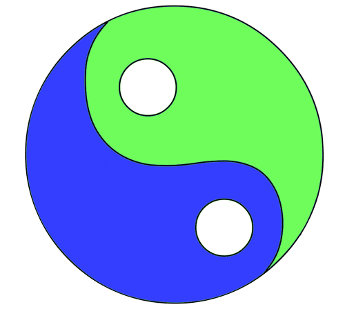 yin and yang symbol gif
