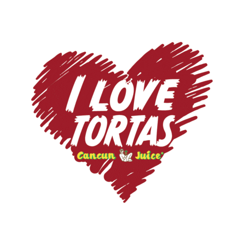 Tortas Love Sticker by CancunJuice