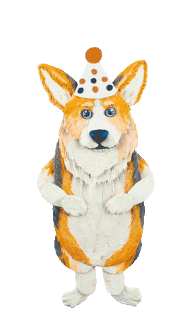 Happy Dog Sticker by camphollow