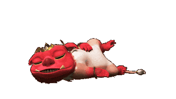 Sleepy Character Sticker by Komarong Animation