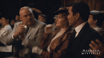 Well Done Reaction GIF by Murdoch Mysteries