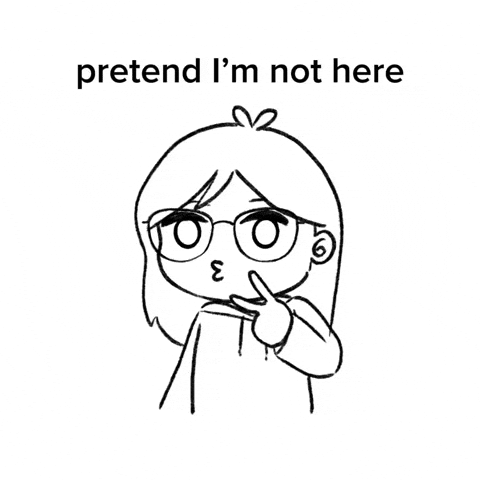 Cant See Me Roll Out GIF