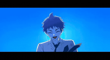 Nagito Komaeda Hajime Hinata GIF