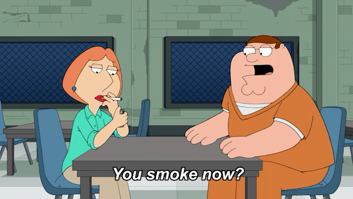 Family Guy Peter Becomes A Smoker
