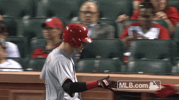 cincinnati reds handshake GIF by MLB