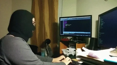 hacker hacking GIF