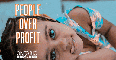 In This Together Ontario GIF by Ontario's New Democrats