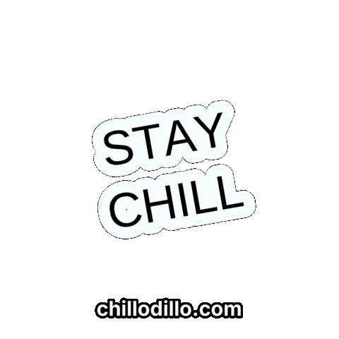 Relaxed Laid Back Sticker by Chillo Dillo