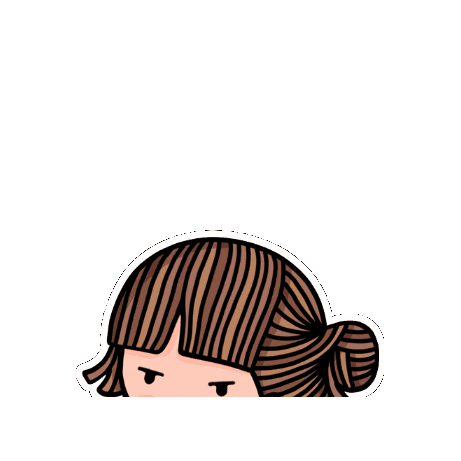 Angry Girl Sticker