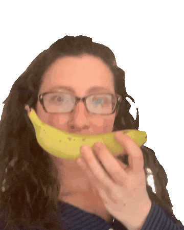 Banana Fruit Sticker by The nutrition guru