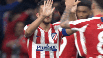 Champions League Hug GIF by Atlético de Madrid