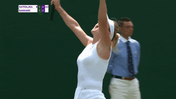 Happy Elina Svitolina GIF by Wimbledon