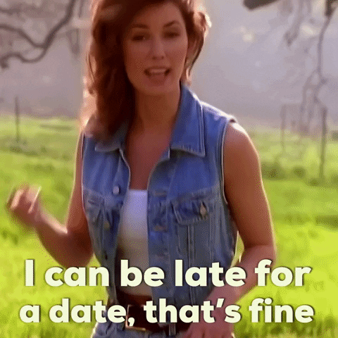 Any Man Of Mine Date GIF by Shania Twain