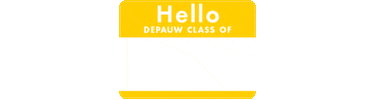 College Sticker by DePauw University