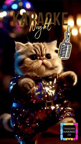 Made In Canada Dancing Cat GIF by TresorsDuMonde.ca