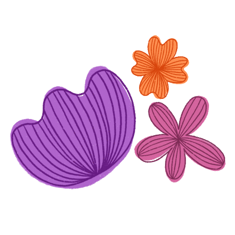 Illustration Flower Sticker