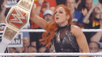 Becky Lynch Reaction GIF by WWE