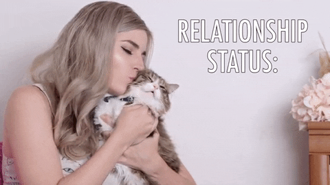 Kissing Cat Lady GIF by HelloGiggles
