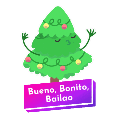 Happy Christmas Tree Sticker by Dance Emotion